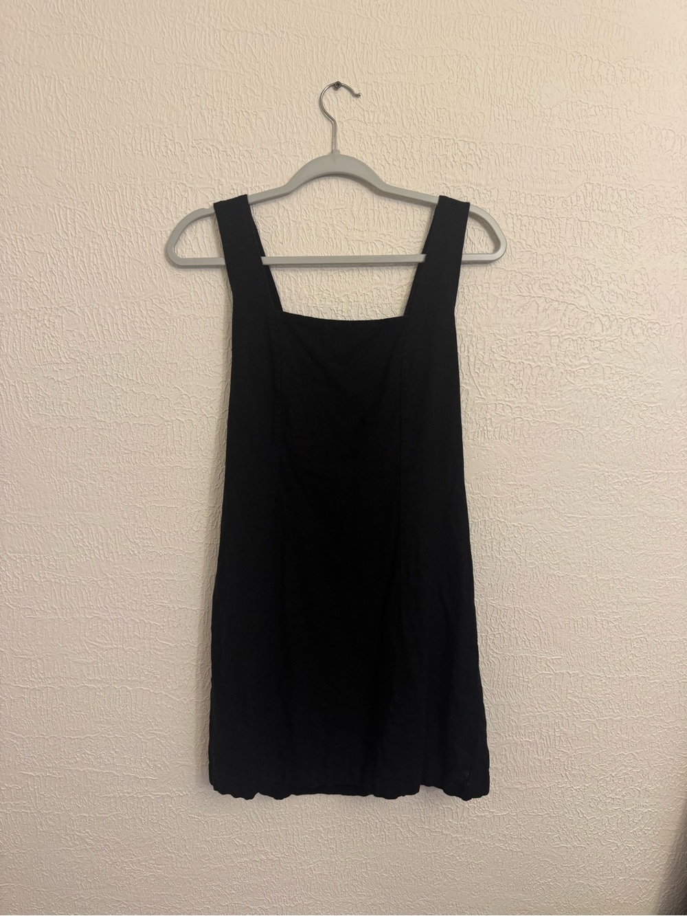 Old Navy Black Square-Neck Wide-Strap Mini Dress